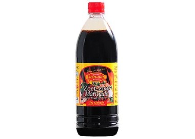 Découvrez la Sauce Sishado  sans piment, l’incontournable des grillades surinamaises ! Parfaite pour vos marinades et nappages.